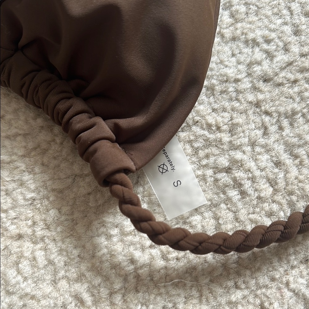 Brown Seashell Triangle Bikini Set - Picture 5 of 5